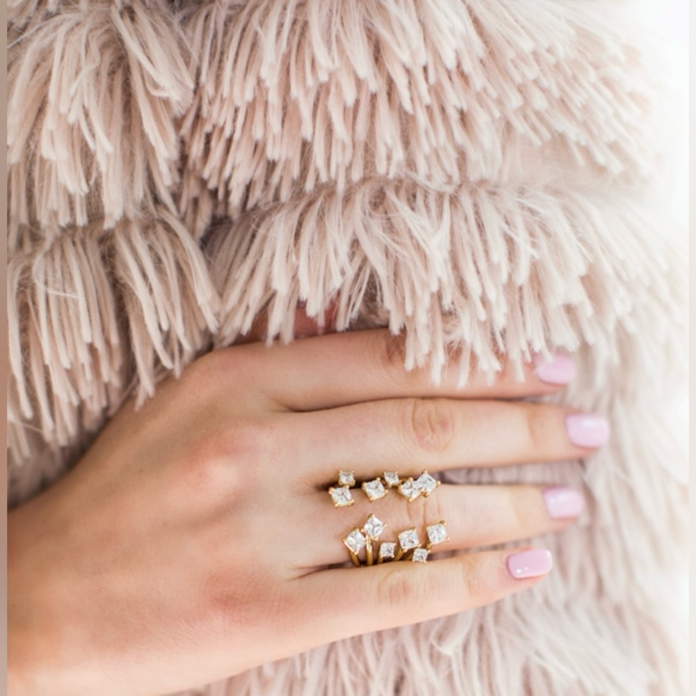 New The Scattered Crystals Ring by Rachel Parcell of Pink Peonies blog size 7